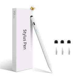 Stylus Pen for iPad, Compatible with Apple iPad 2018-2025,Pencil P6th-10th Generation-2X Fast Charge Compatible with Apple iPad Pro 11"/12.9"/M4, iPad