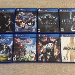 PS4 Games $15 Each