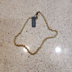 18k Gold Plated 6mm 24 Inch