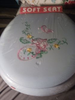Brand new toilet seat brand new and package number to open