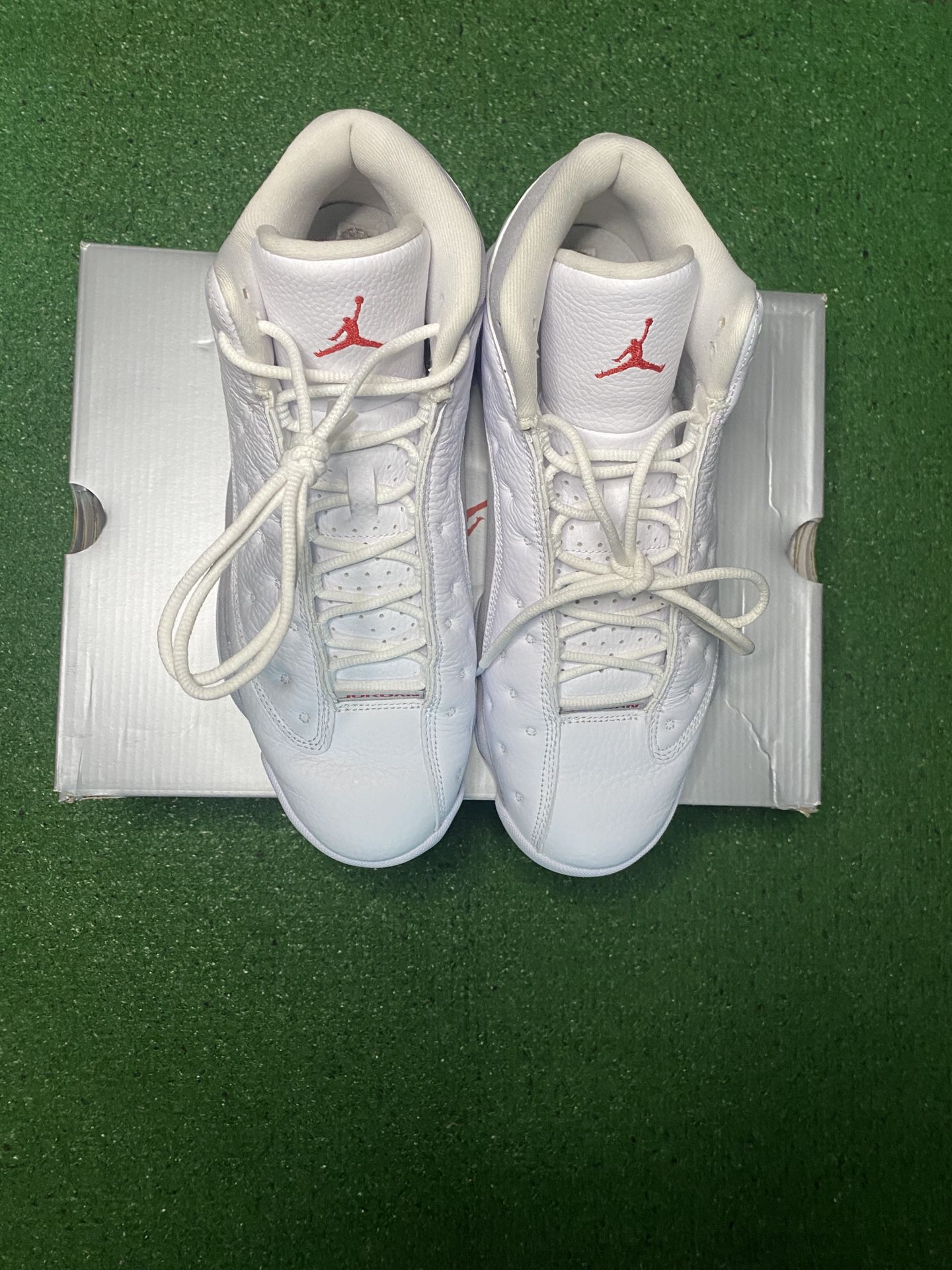 Air Jordan Retro 13 Wolf Grey Size 10.5 With Shoe Box In Great Condition.
