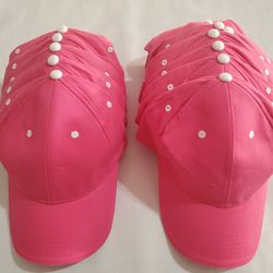 14 Hot Pink Hats - New