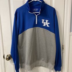 University Of Kentucky Wildcats Blue E5 Quarter Zip