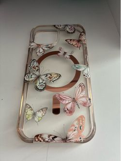Iphone 16 e butterfly clear case