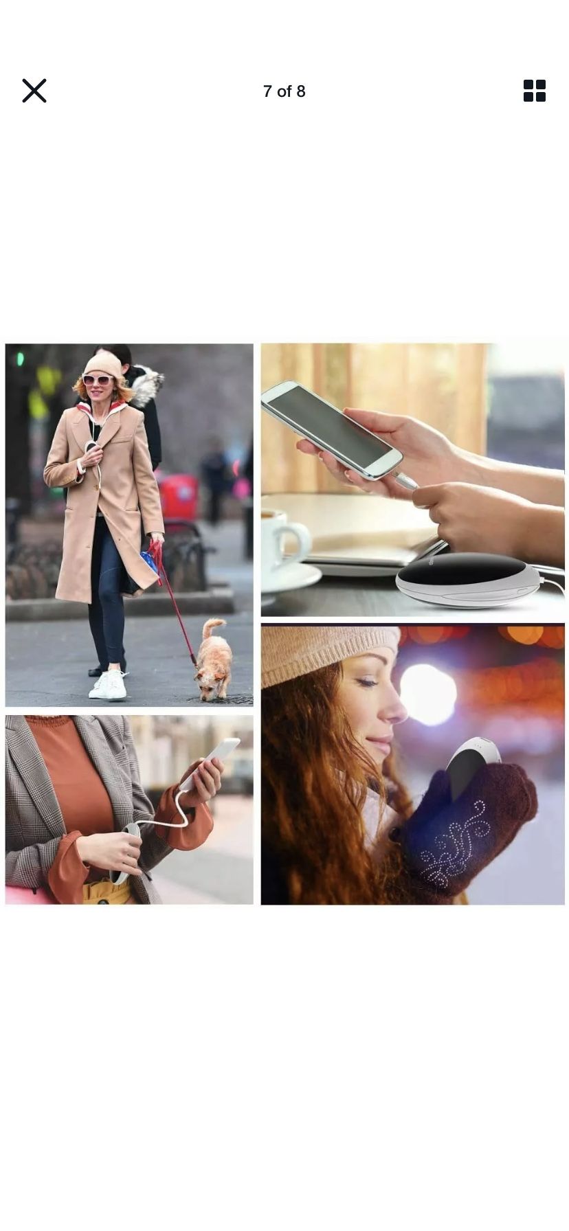 Rechargeable Hand Warmers Power Bank 5200mAh Electric Portable Pocket Hothands