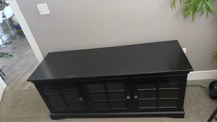 Black tv cabinet