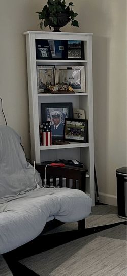 White Bookshelf