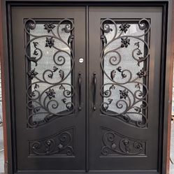 Galvanized Wrought Iron Doors