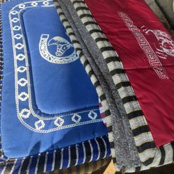 Charro Blue Saddle Pad Carona Horse