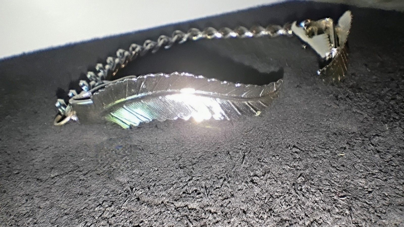 Silver Tone Leaf Sweater Clip