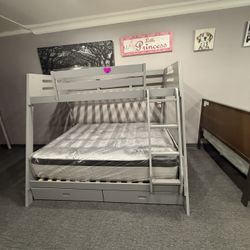 Twin / Full Bunk Bed Frame 