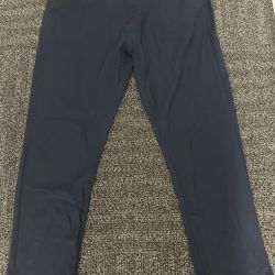 Member's Mark Slim Fit Benton Performance Pants Mens 38x30 Blue Stretch