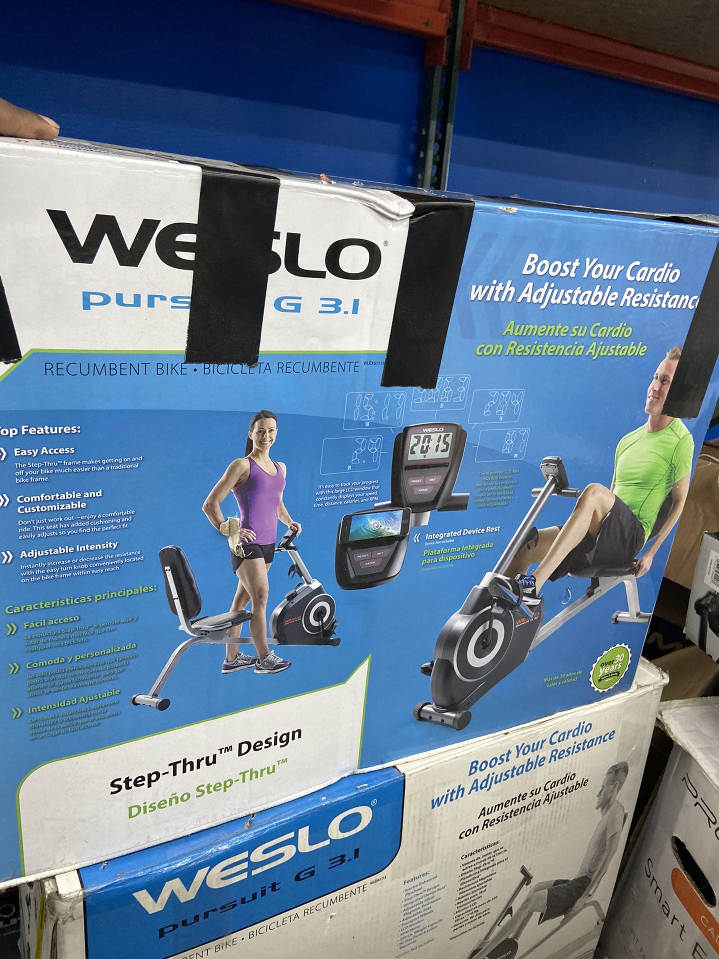 Weslo Pursuit G 31 Exercise Bike And Bench