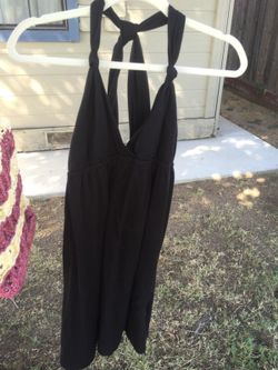 Black summer dress