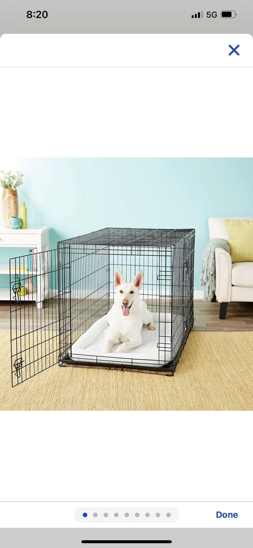 Frisco Double Door Dog Crate XL