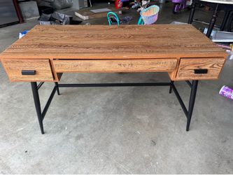 Wooden desk