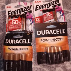 Batteries--BRAND NEW in package 