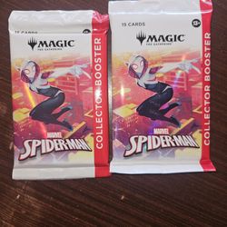 2 Spiderman collector booster