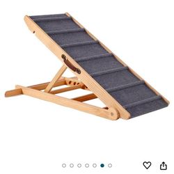 Dog Ramp for Bed - Car Ramp for Dog - 40" Long Adjustable 12"-24" Dog Ramps for Small Dogs Large Dogs - Dog Ramp for Couch, Bed or Sofa, Folding Porta