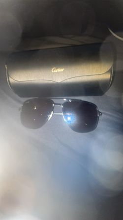 Cartier blue tint sunglasses