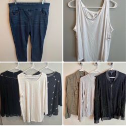 Women’s Size 1X clothing, priced individually