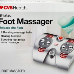 Brand NEW! CVS Health Shiatsu Foot Massager W Heating Function
