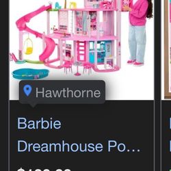 Used Barbie Doll House 