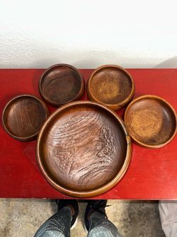 Wooden Bowl Set of 5