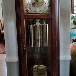 Antique grandfather clock