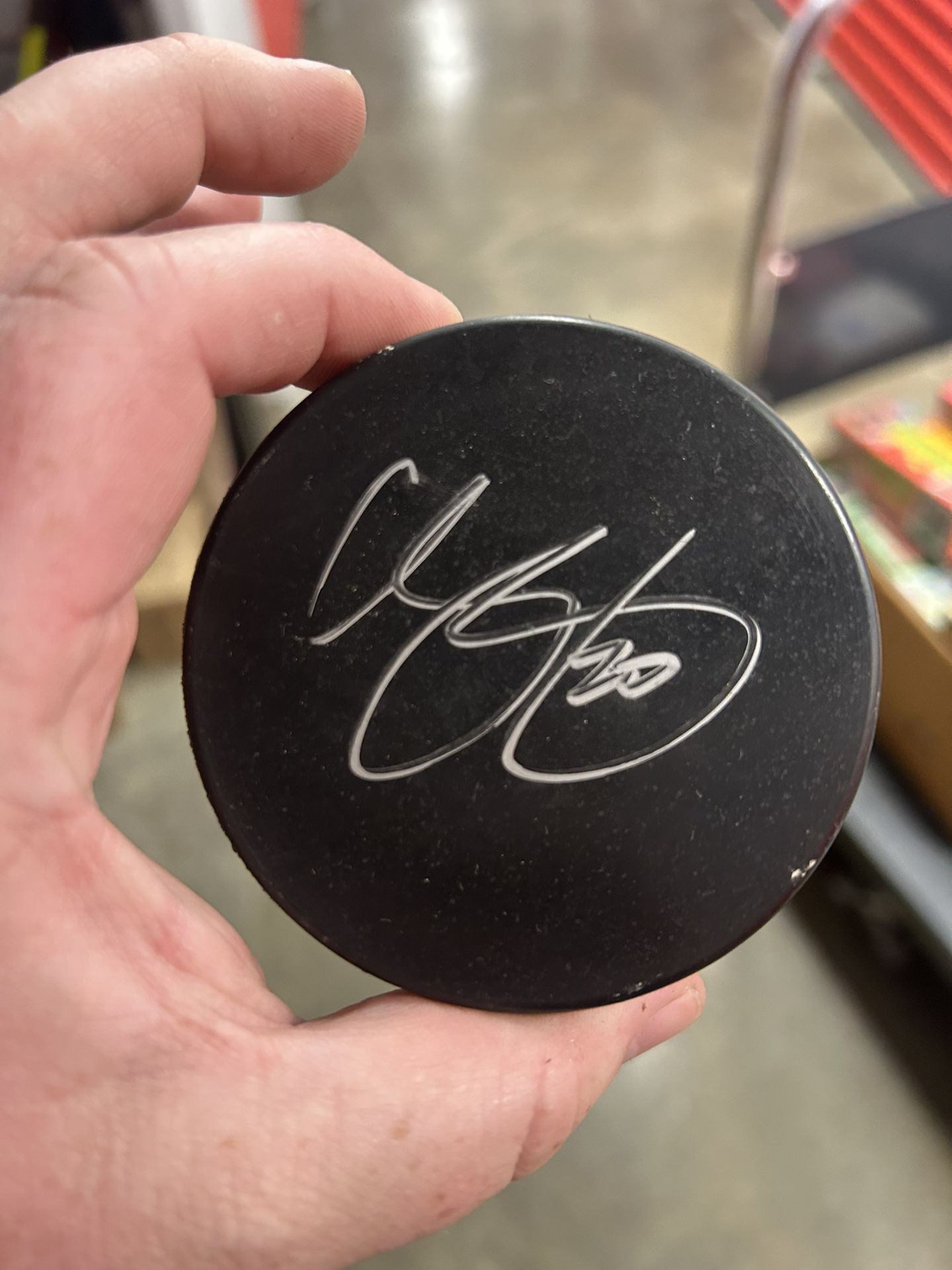 Chris Pronger Autographed Puck