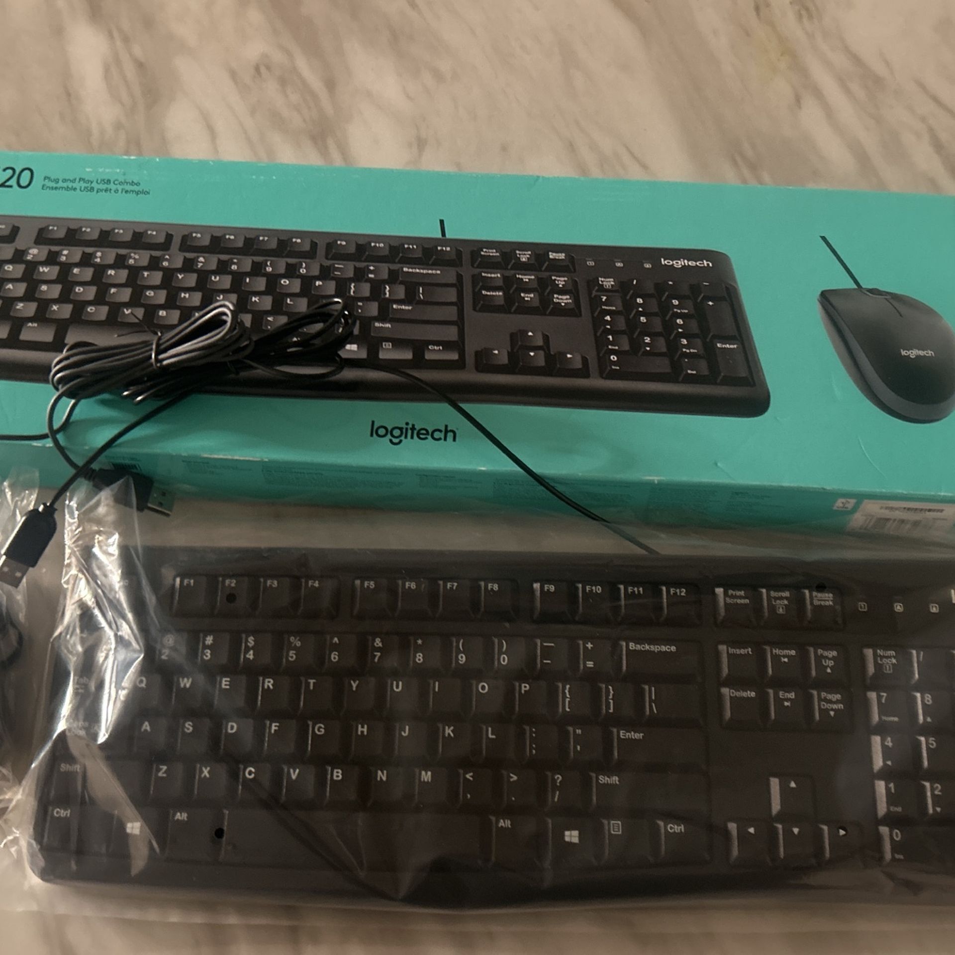 Brand New Keyboard And Mouse