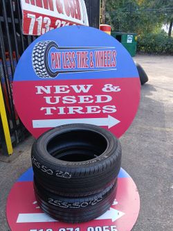 Pair semi-new 255 50 20 Michelin Primacy A/S