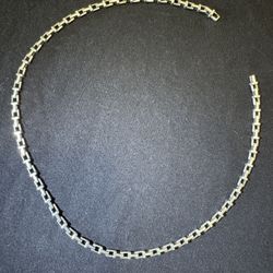 Authentic Tiffany & Co. Sterling Silver T-Link Chain Necklace – Classic Unisex Design