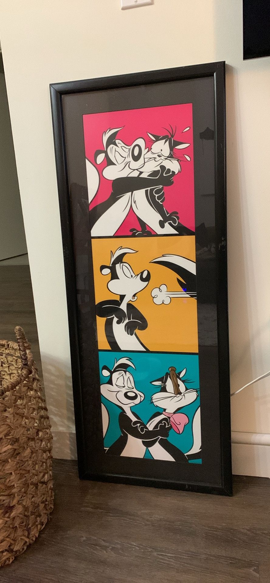 Warner Bros. Limited Edition Framed Lithograph – “Snapshots” (1998) Pepe Le Pew & Penelope – #233/350 – COA Included