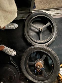 Ebike tires hub motor