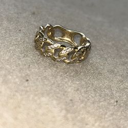 10k Gold CubanLink Ring