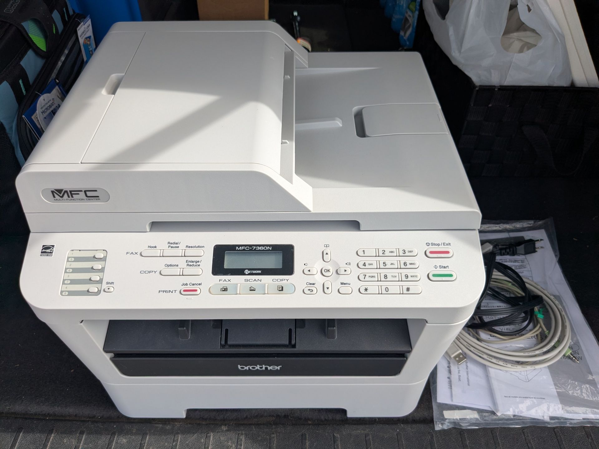 BROTHER MFC-7360N Laser Printer Copier NICE