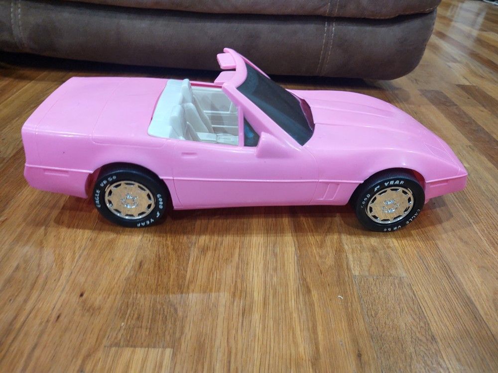 Vintage 90 s Pink Chevy Corvette Barbie Car for Sale in Gresham OR OfferUp