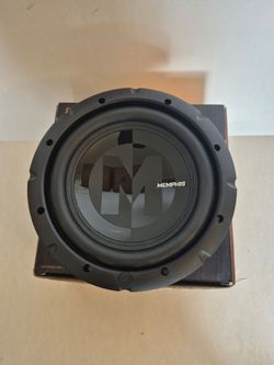MEMPHIS ( 1 ) 8 INCH 2 OR 4 OHM SELECTABLE VOICE COIL CAR SUBWOOFER 400 WATTS