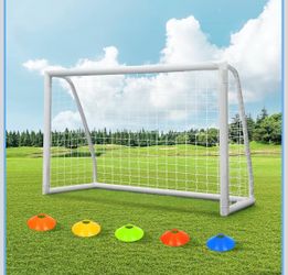 Foldable Soccer Goal with Training Cones
