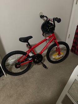 Kids Concord Bike (Red) with helmet