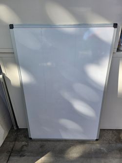 Large Whiteboard with Aluminum Frame