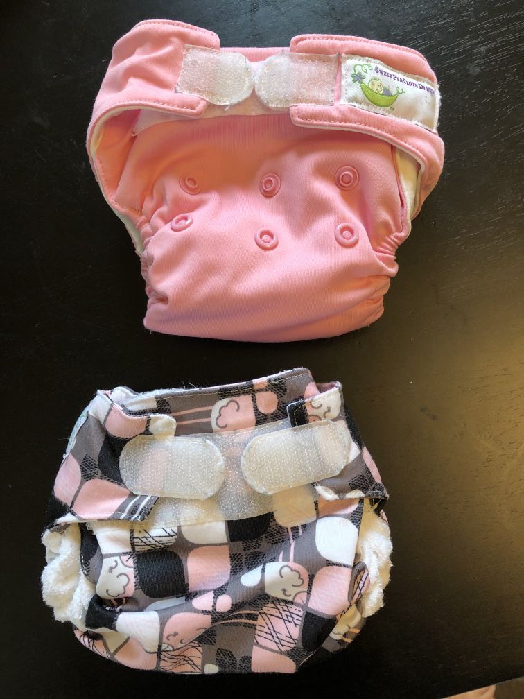 Newborn Cloth Diapers Covers & All-In-One Diapers $15 obo