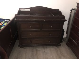 Dresser with changing table