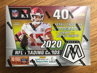 2020 Panini Mosaic Football Mega Box