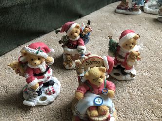 Cherished teddies limited edition Santa’s