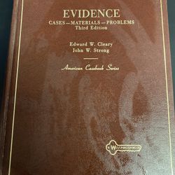 Evidence - Cases - Materials - Problems