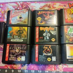 Sega Genesis Bundle 10 Games Total 