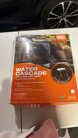 Water Cascade with LED lights 14 inch wide spillway