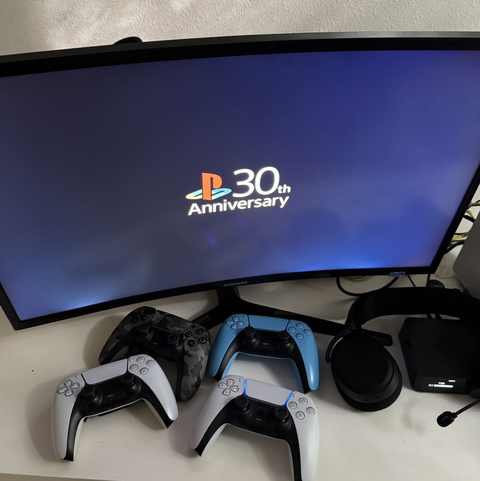 PS5 Samsung Steel series Portal Gaming Set Up